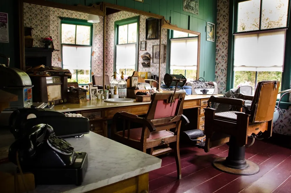Barbershop von innen (Symbolfoto)